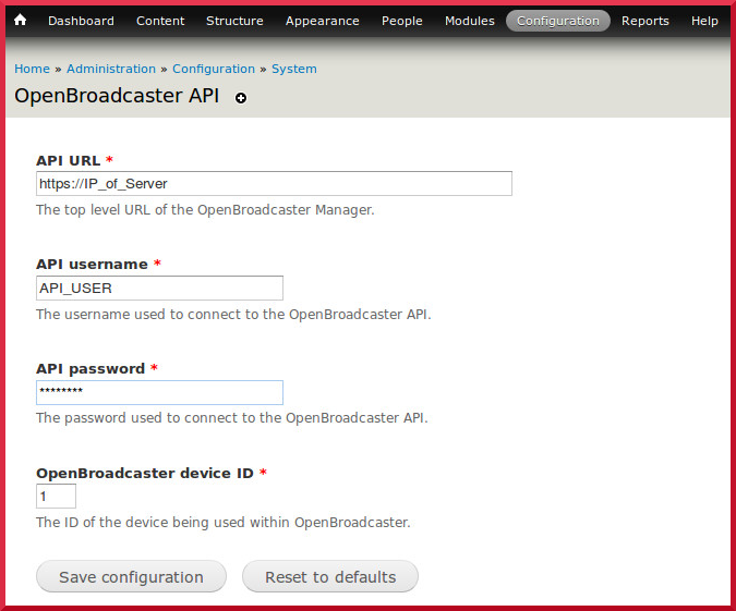 API Module