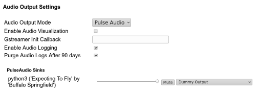  Audio Logging