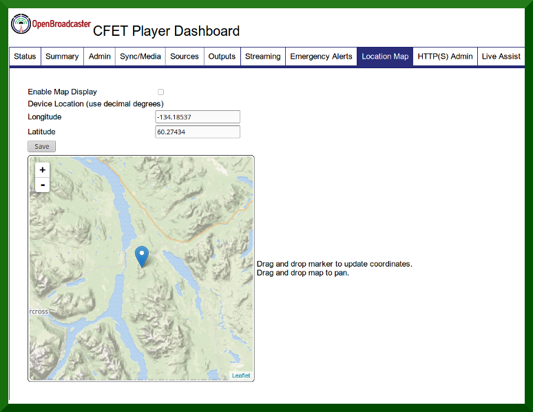  Location Page Screenshot