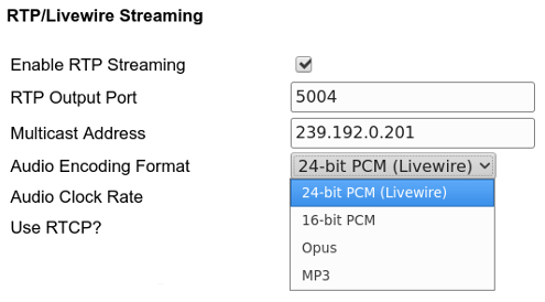  RTP Livewire Multicast Streaming 